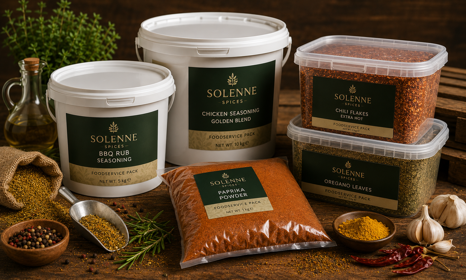 Foodservice Bulk Seasoning Packages